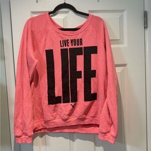 American Eagle Outfitters Coral Sweatshirt